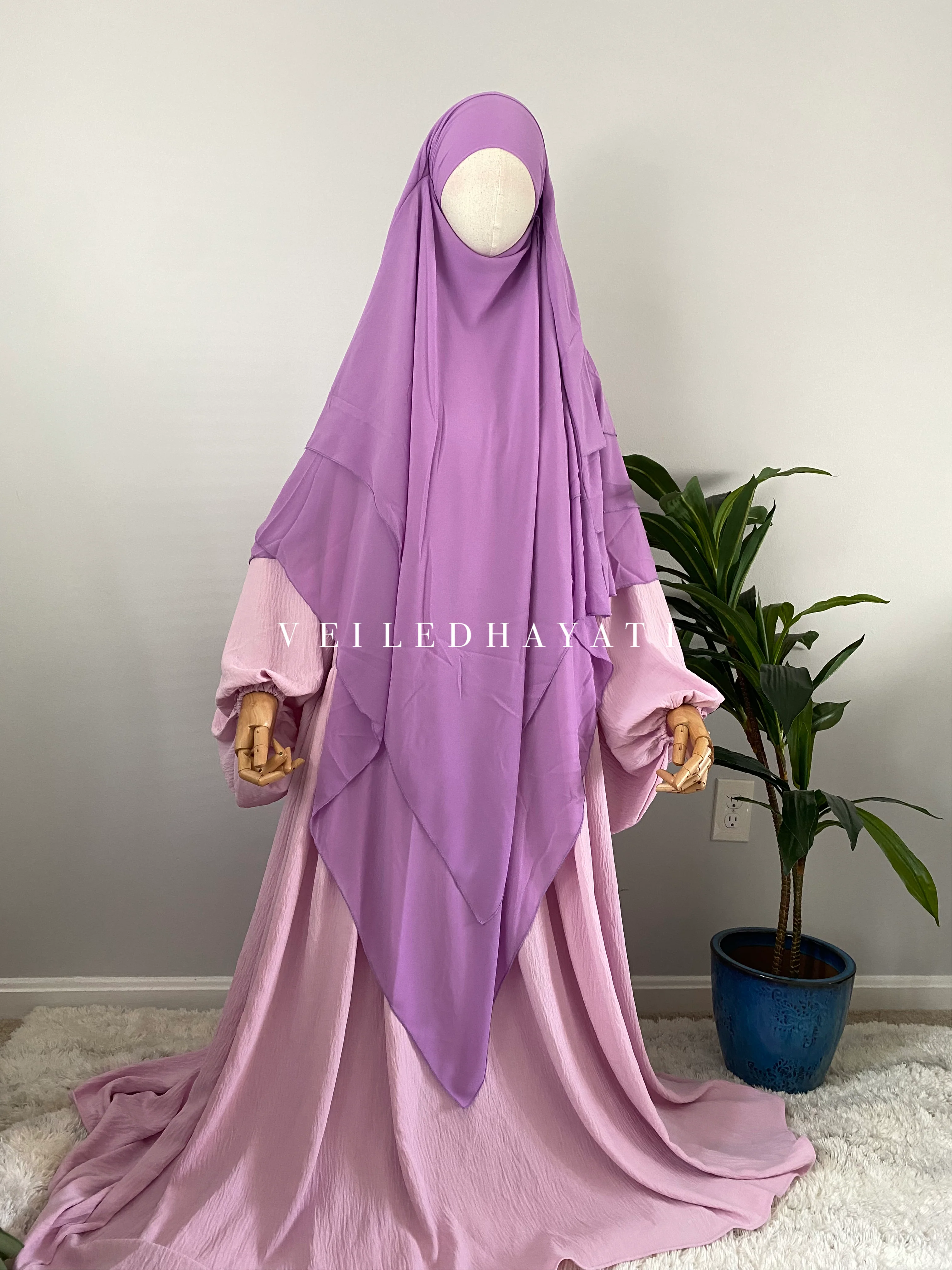 ♡ Lavender Macaron | Yasmin Khimar ♡ - Image 3