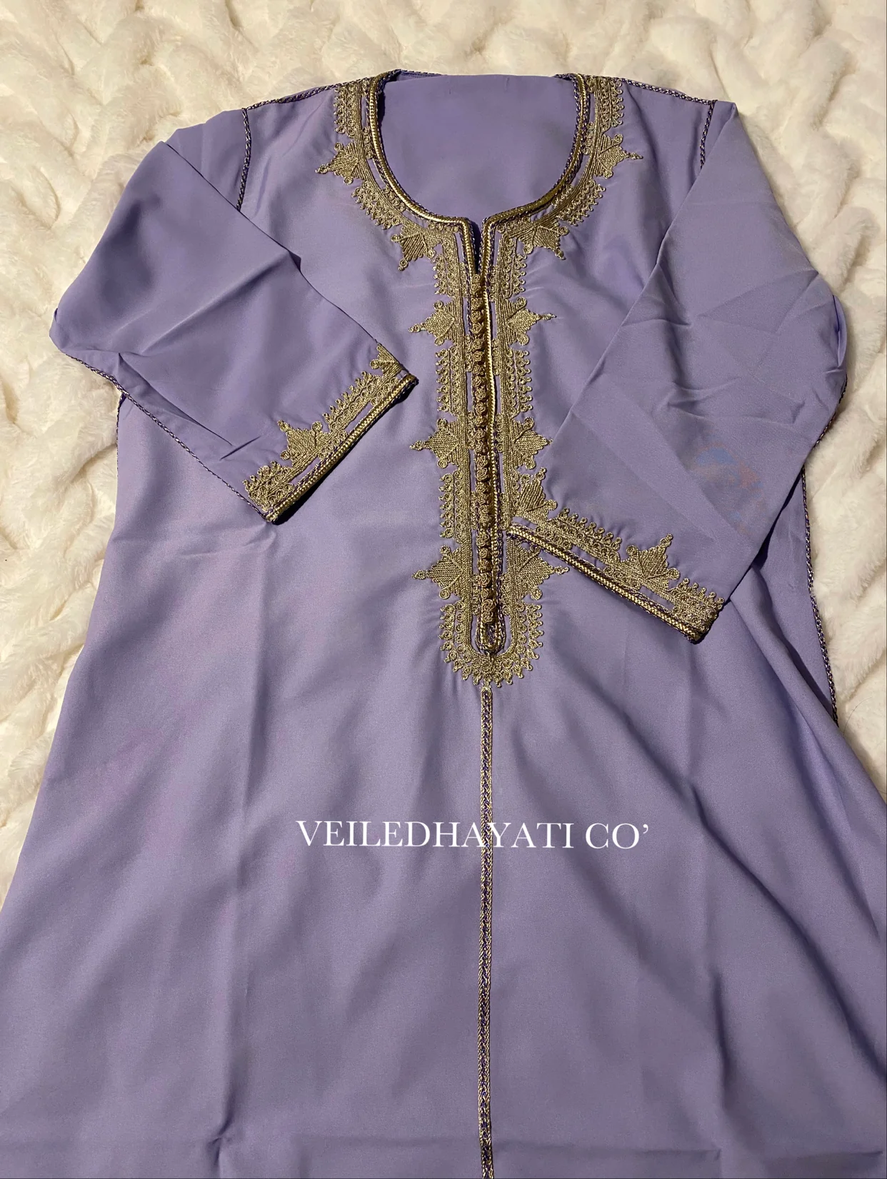 Lilac Kaftan *hand-stitched* - Image 3