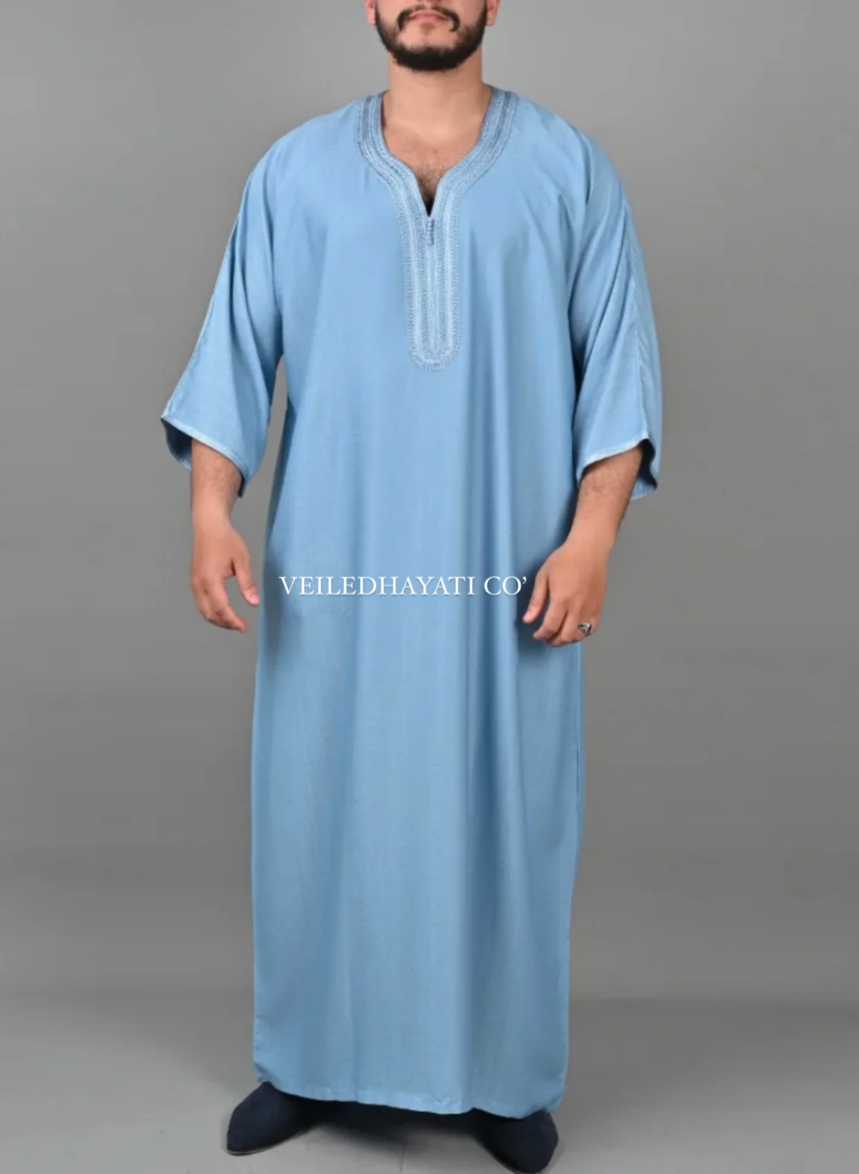 Baby Blue Gandoura - Image 4