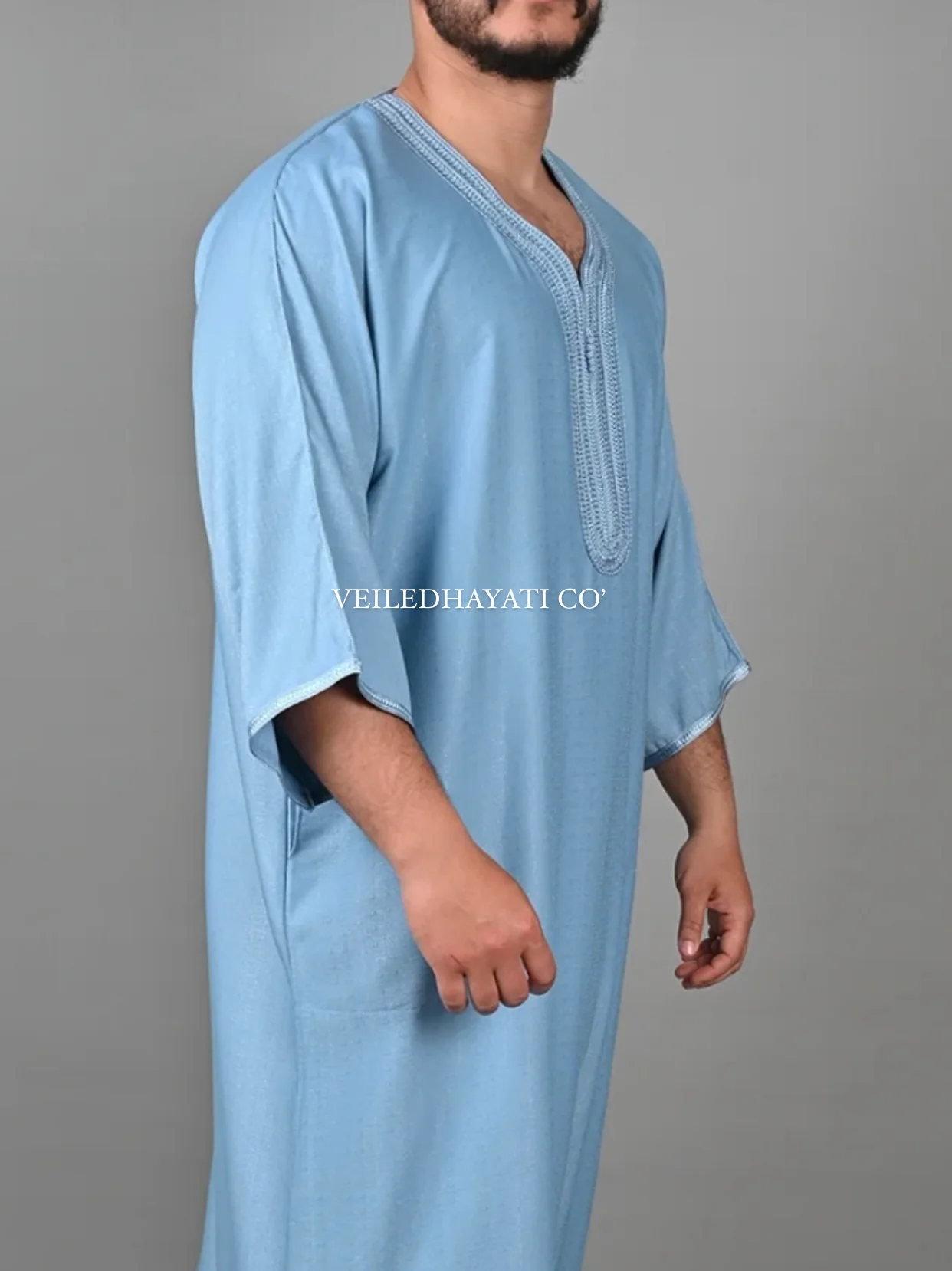 Baby Blue Gandoura - Image 5